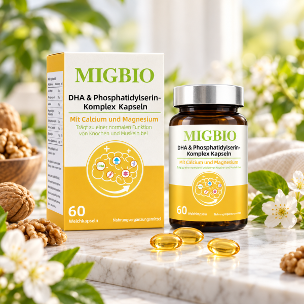MIGBIO DHA & Phosphatidylserine Complex Capsules